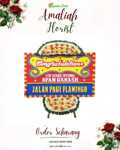 Bunga Papan Congratulation di Bontoala Parang